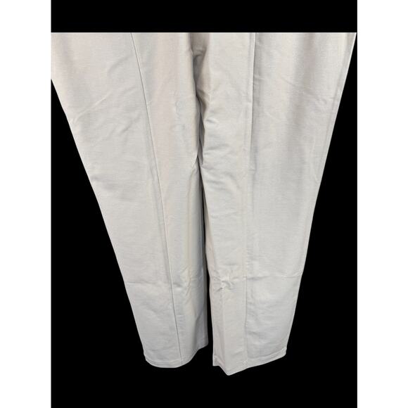 G by Giuliana Capucno Beige Ponte Knit Pull-On Pants Front Slits Women's 2X NWT - Picture 3 of 9